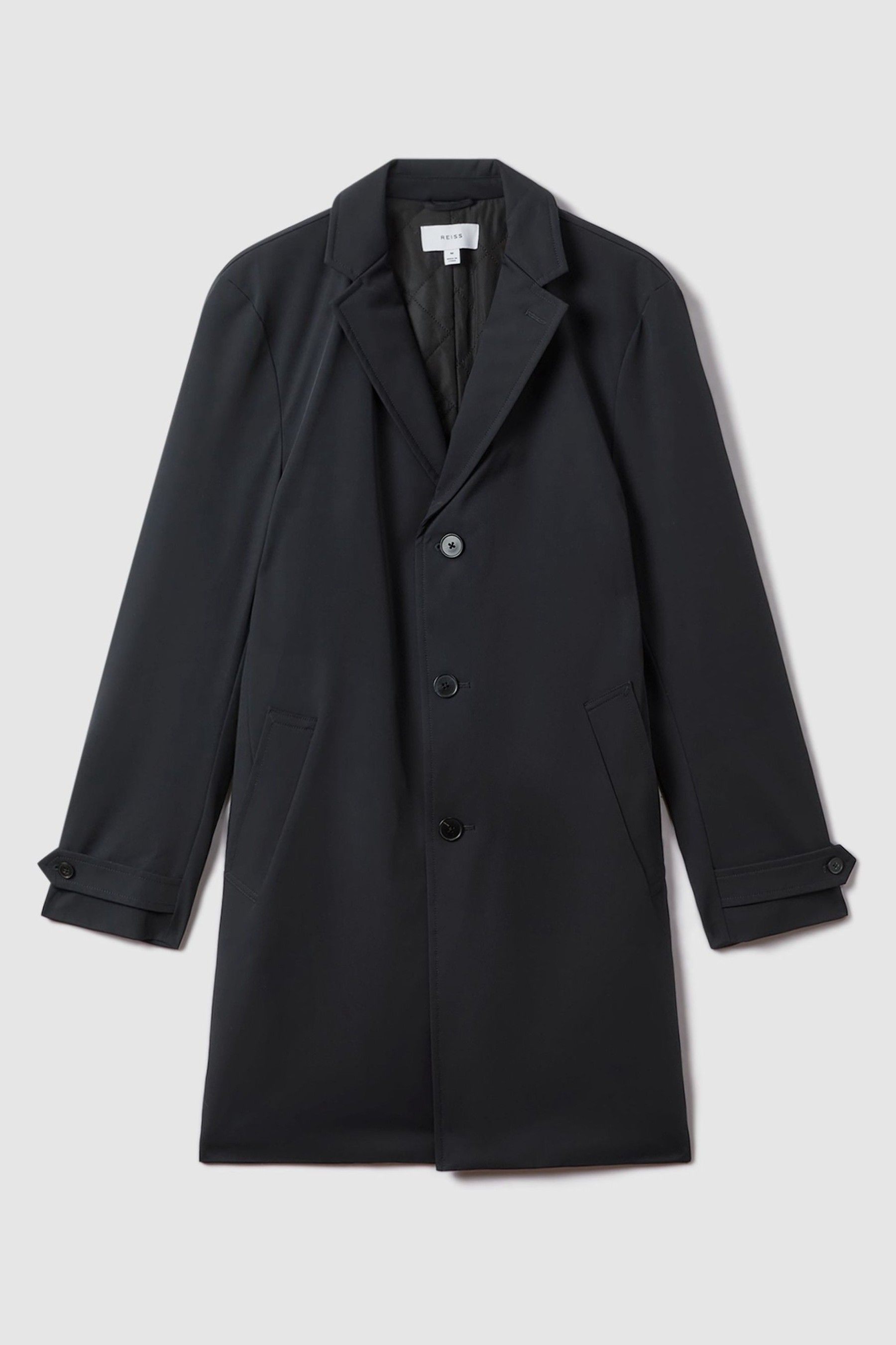Buy Reiss Navy Capital Single Breasted Mid Length Coat from Next France
