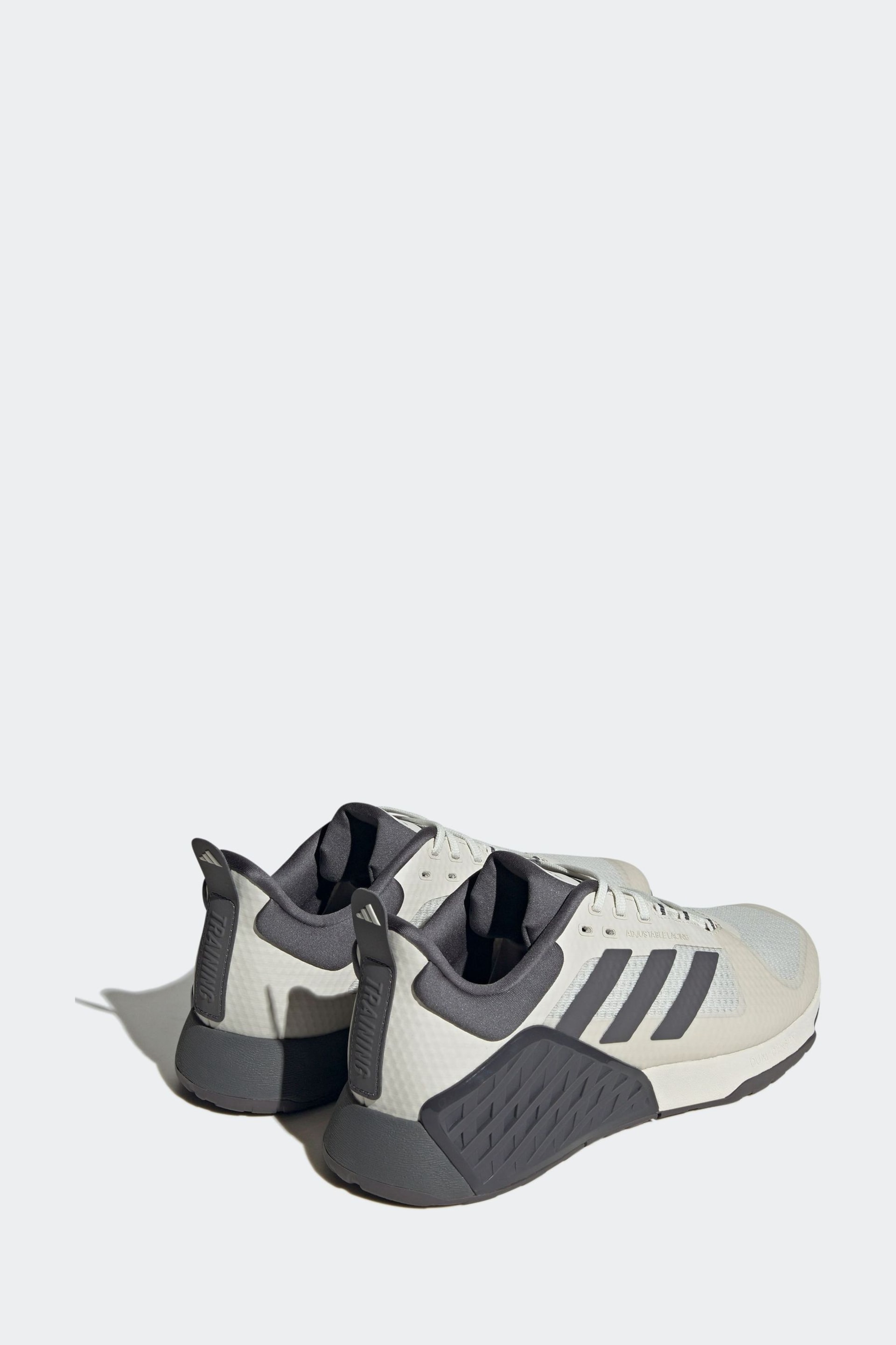 adidas Grey Dropset 2 Trainers - Image 5 of 10
