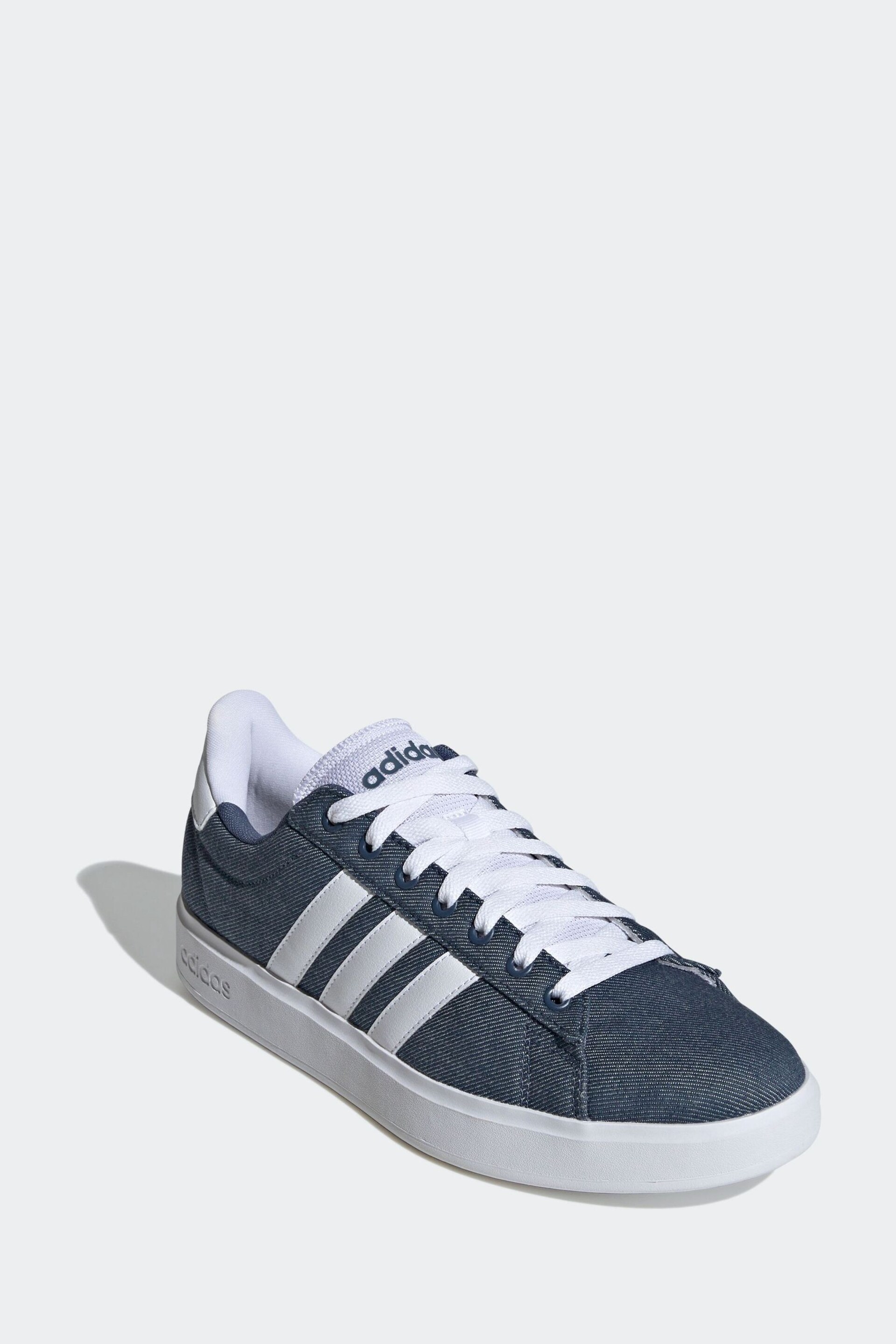adidas Blue Grand Court 2.0 Trainers - Image 3 of 9