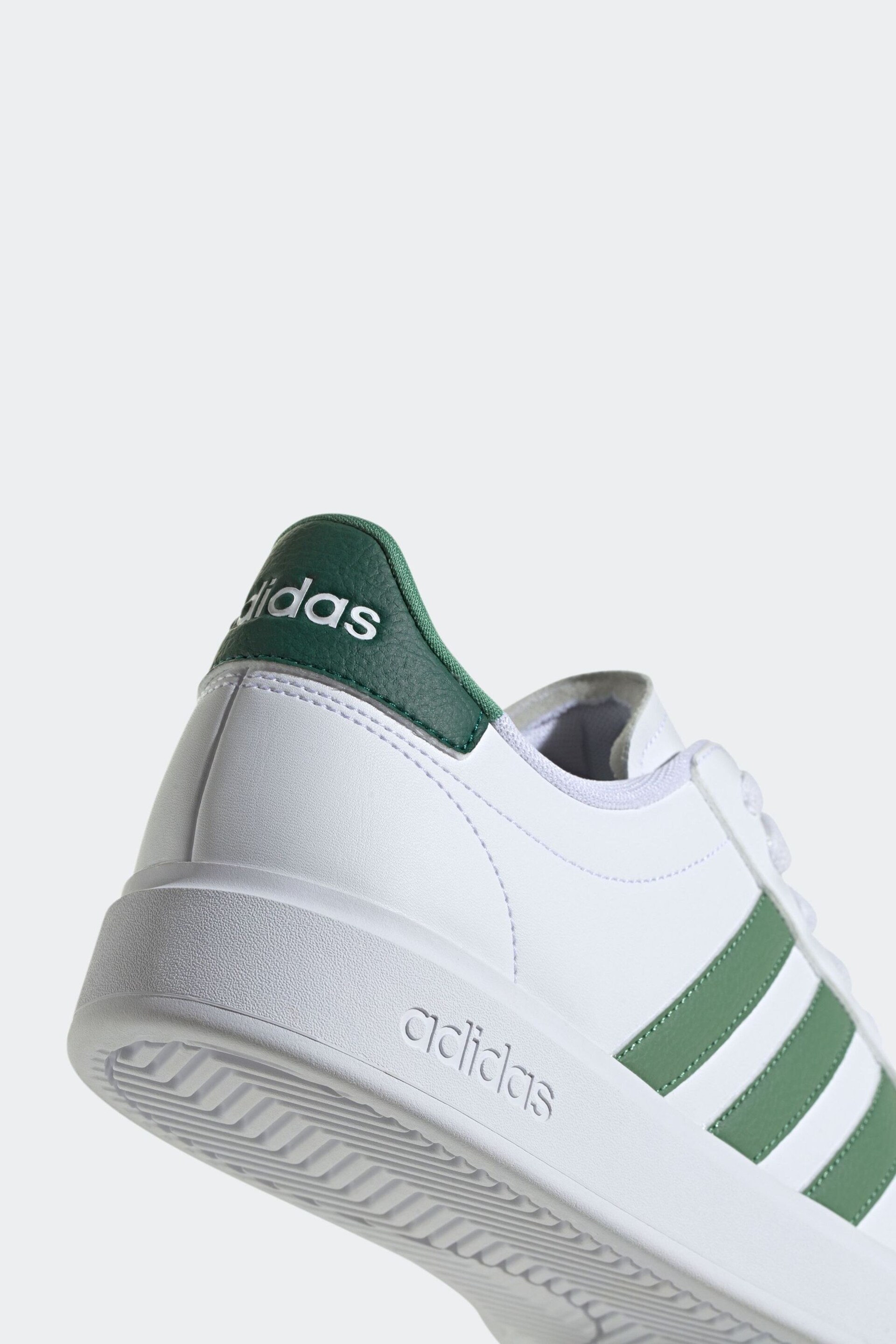 adidas Green White Sportswear Grand Court 2.0 Trainers - Image 7 of 7