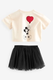 Black/White Minnie and Mickey Skirt Set (3mths-7yrs) - Image 5 of 8