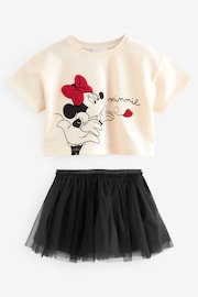 Black/White Minnie and Mickey Skirt Set (3mths-7yrs) - Image 6 of 8