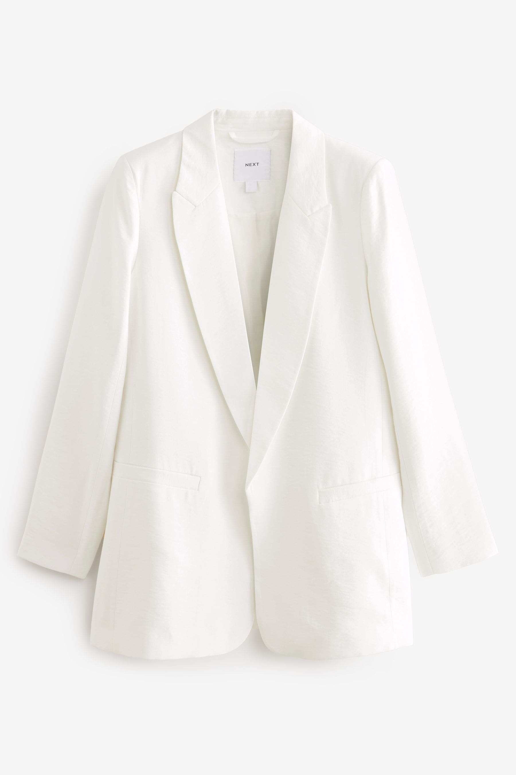 Buy White Relaxed Blazer from the Next UK online shop