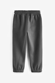 Black/Grey/Charcoal Basic Regular Fit Joggers 3 Pack (3-16yrs) - Image 3 of 7