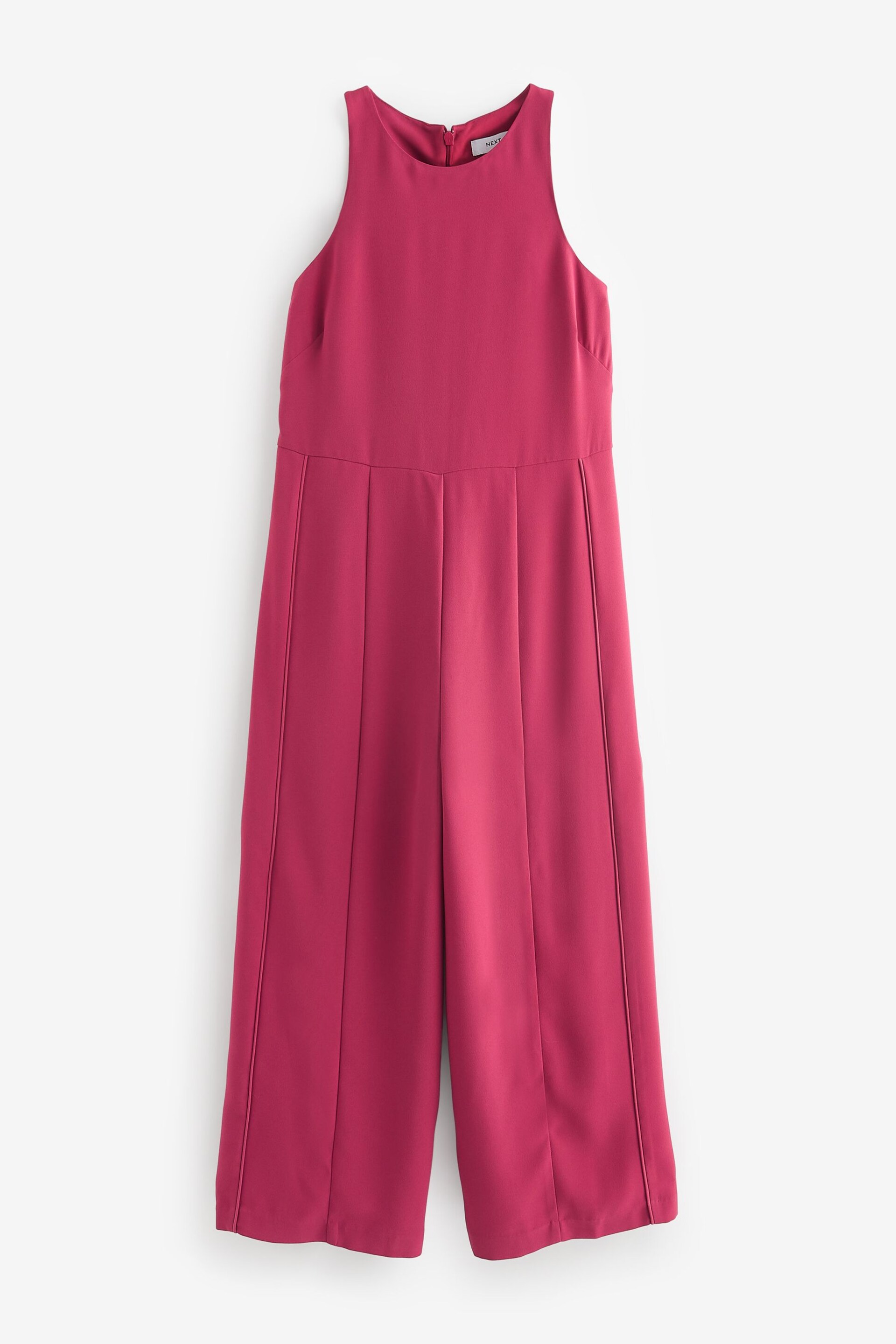 Pink Racer Top Wide Leg Jumpsuit - Image 4 of 5