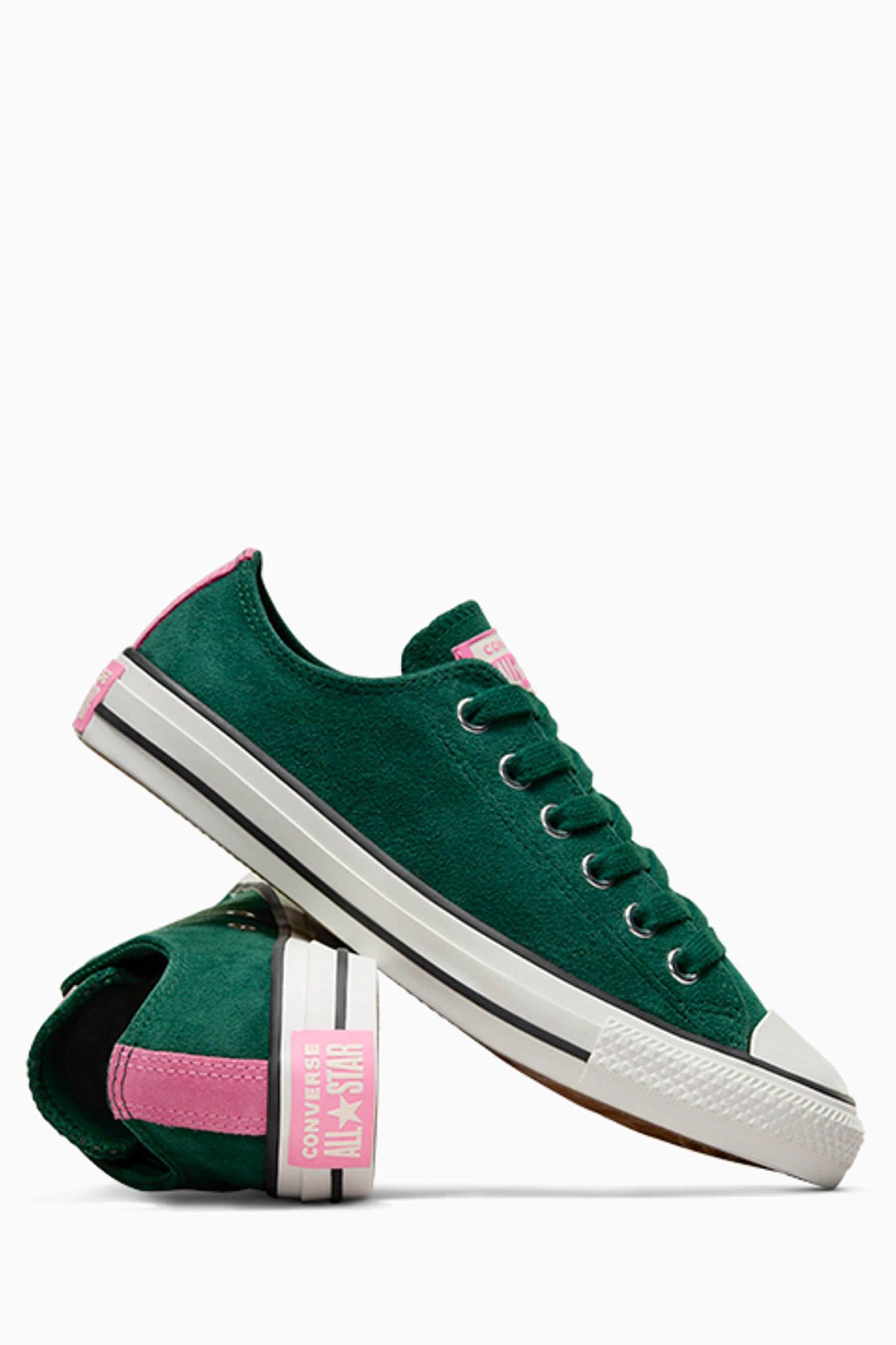 Buy Converse Green Chuck Taylor All Star Ox Trainers from Next Luxembourg