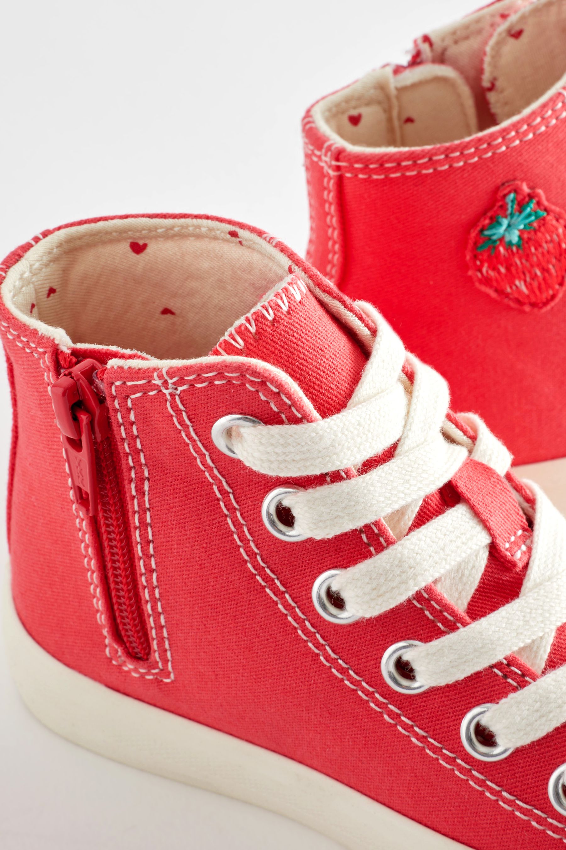 Red high tops womens hotsell