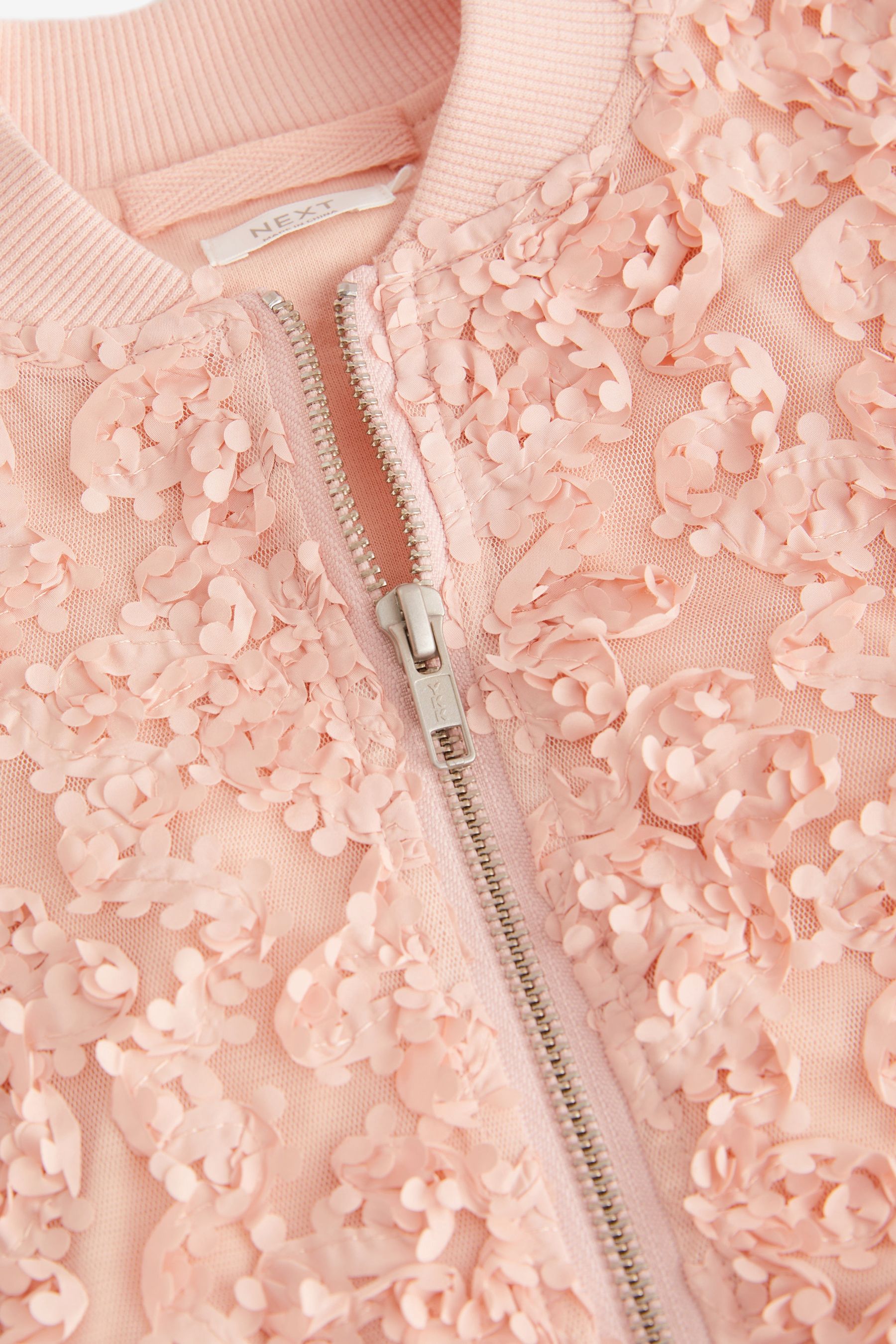 Pink floral bomber jacket sales