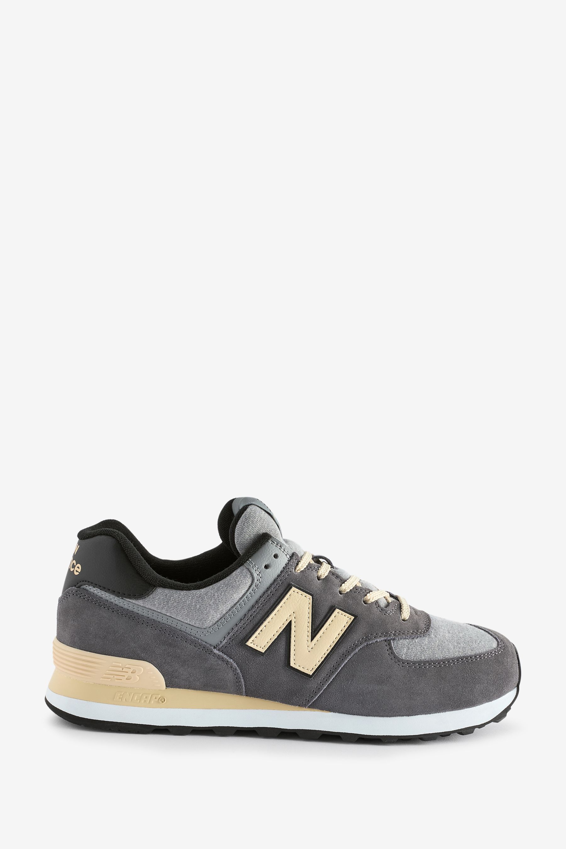 Buy New Balance Grey Ecru Mens 574 Trainers from Next Ireland