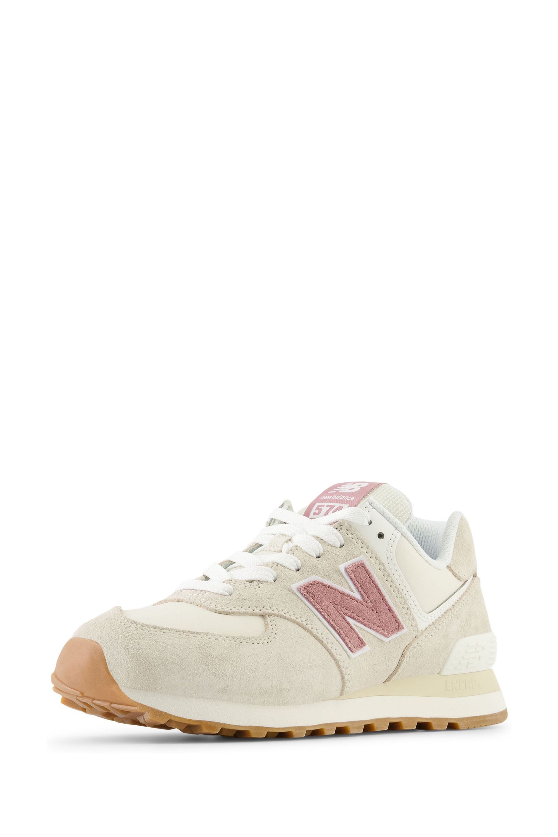 Pink new balance 574 cheap