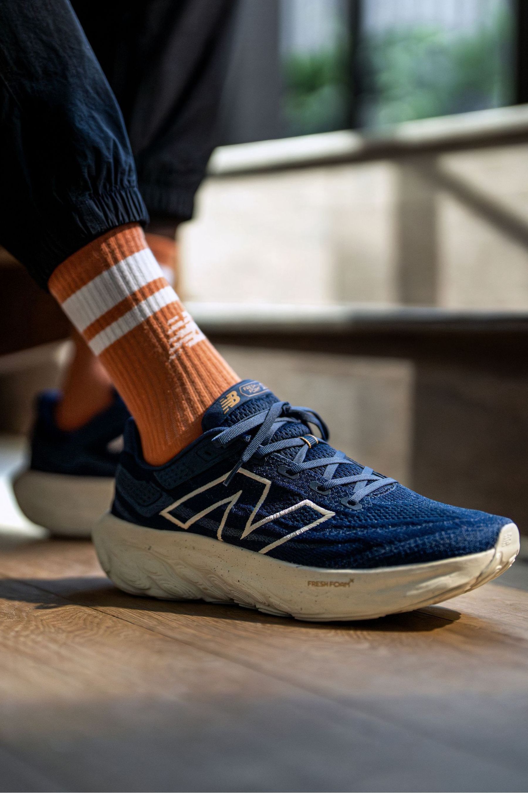Buy New Balance Blue Mens Fresh Foam X 1080 v13 Trainers from Next Luxembourg