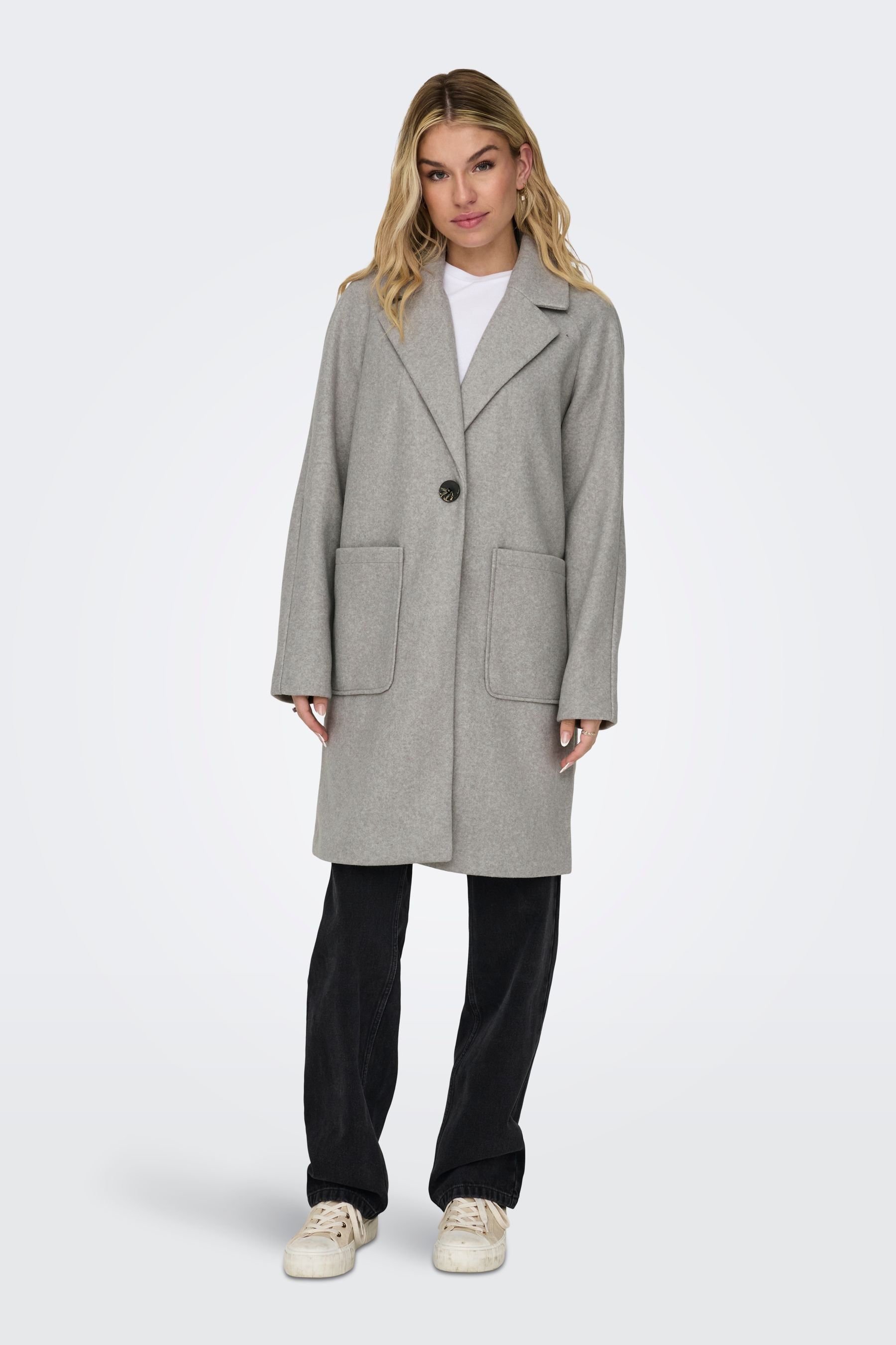 Grey lightweight coat outlet