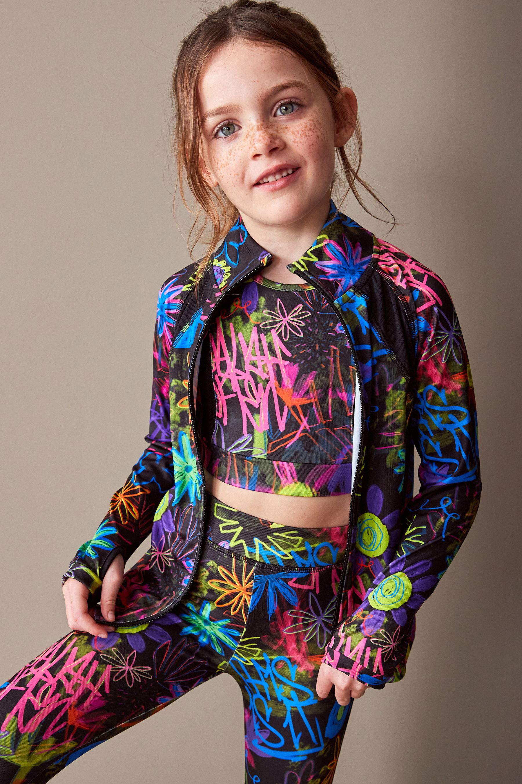 Zip through sports top outlet