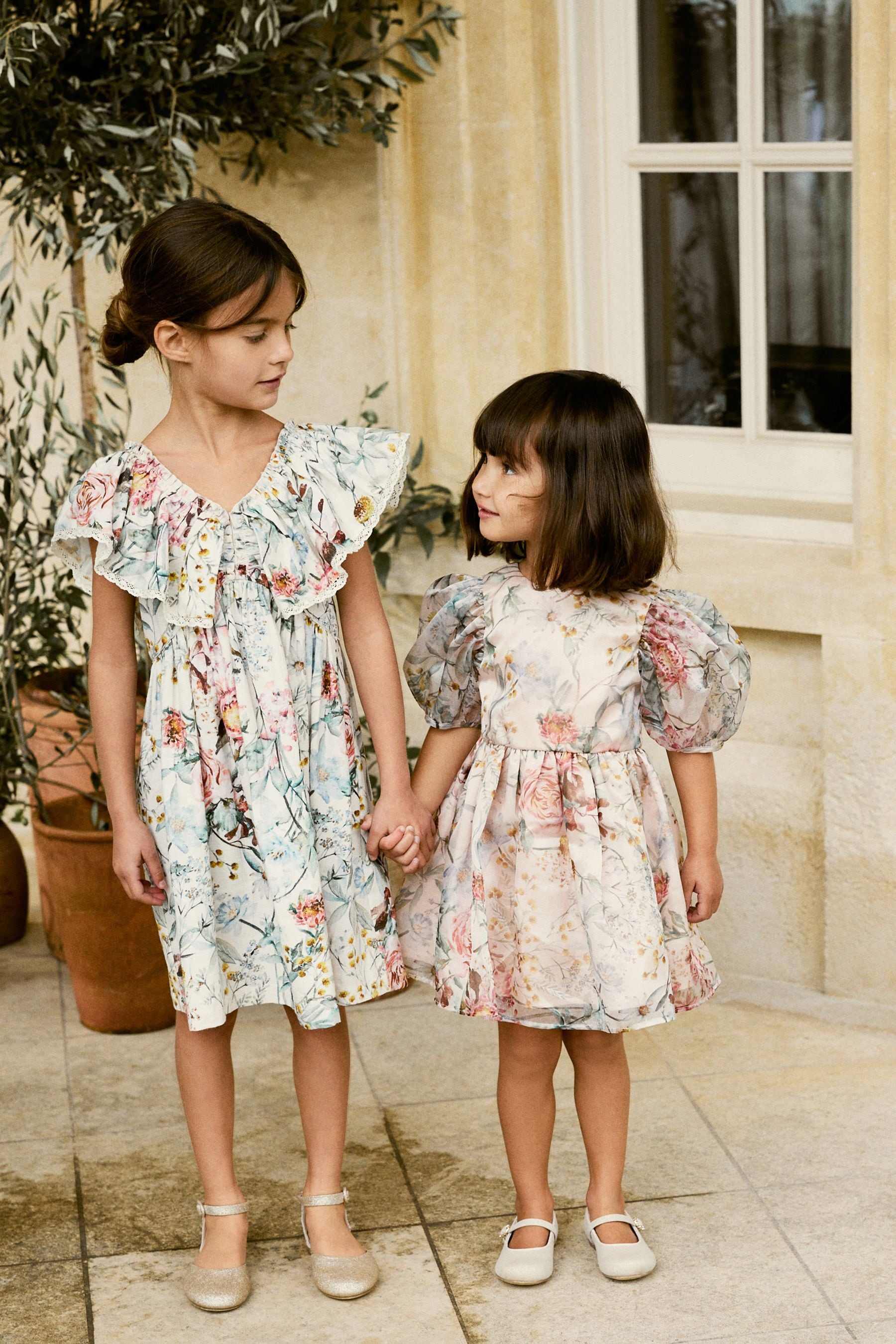 Next pink floral dress cheap