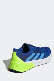 adidas Blue Questar Trainer - Image 2 of 8