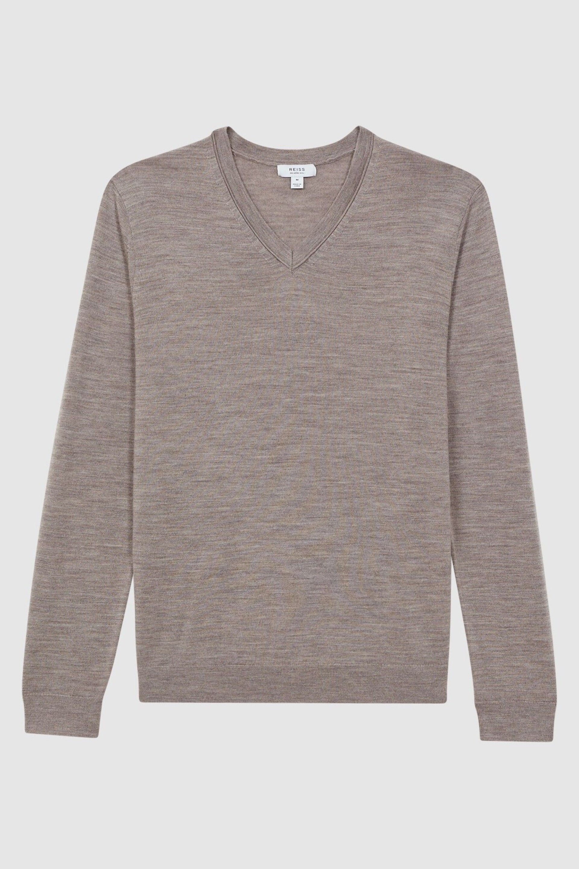 Reiss Woodsmoke Earl Merino Wool Jumper - Image 2 of 5