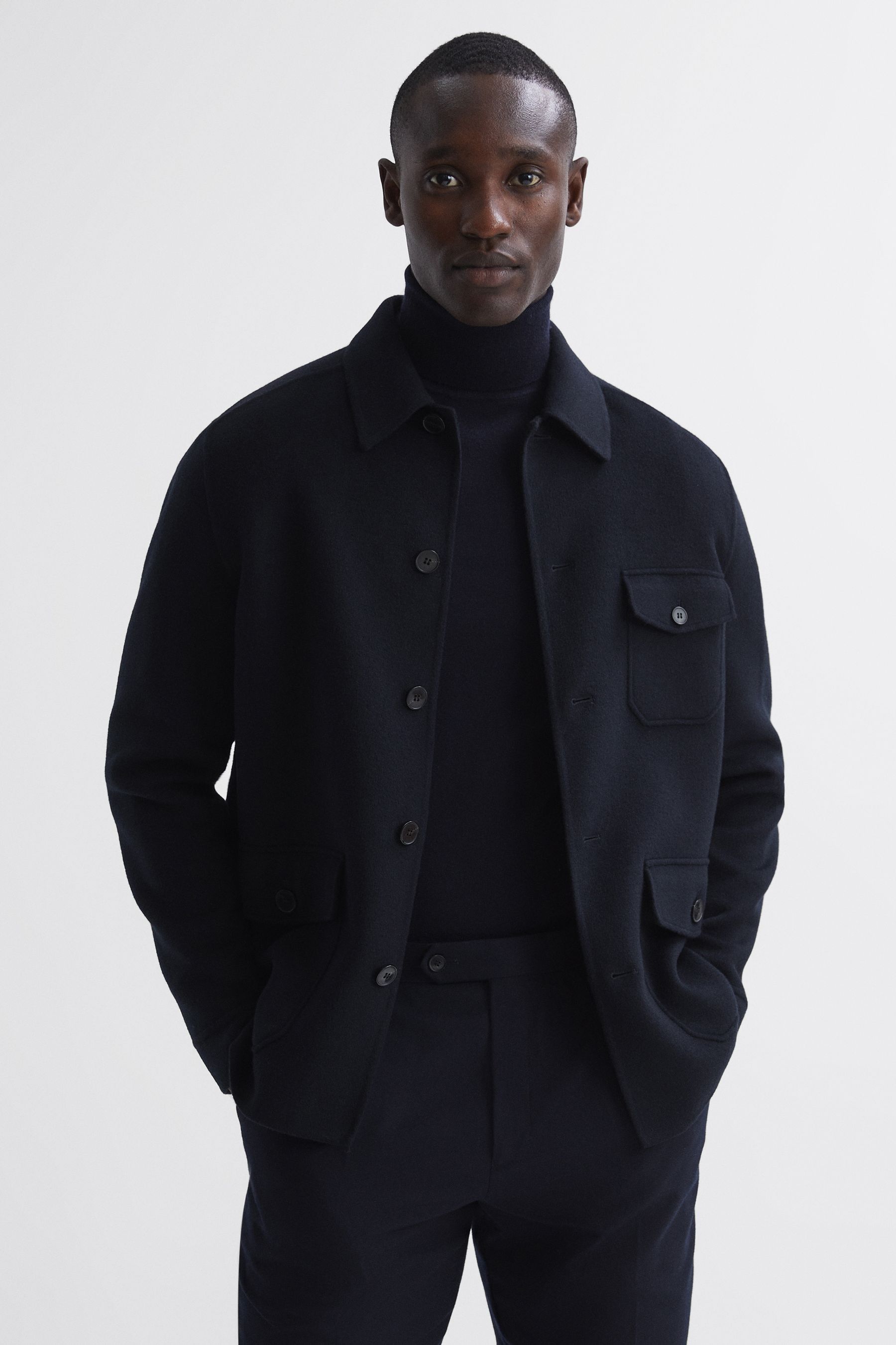 Reiss navy jacket hotsell