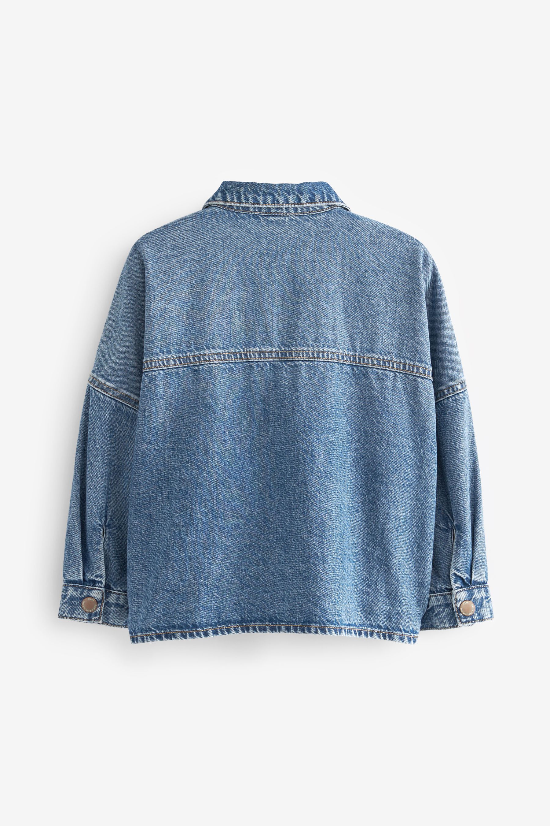 Topshop denim shacket cheap