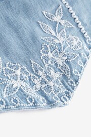 Blue Denim Embroidered Cami Top (3-16yrs) - Image 7 of 7