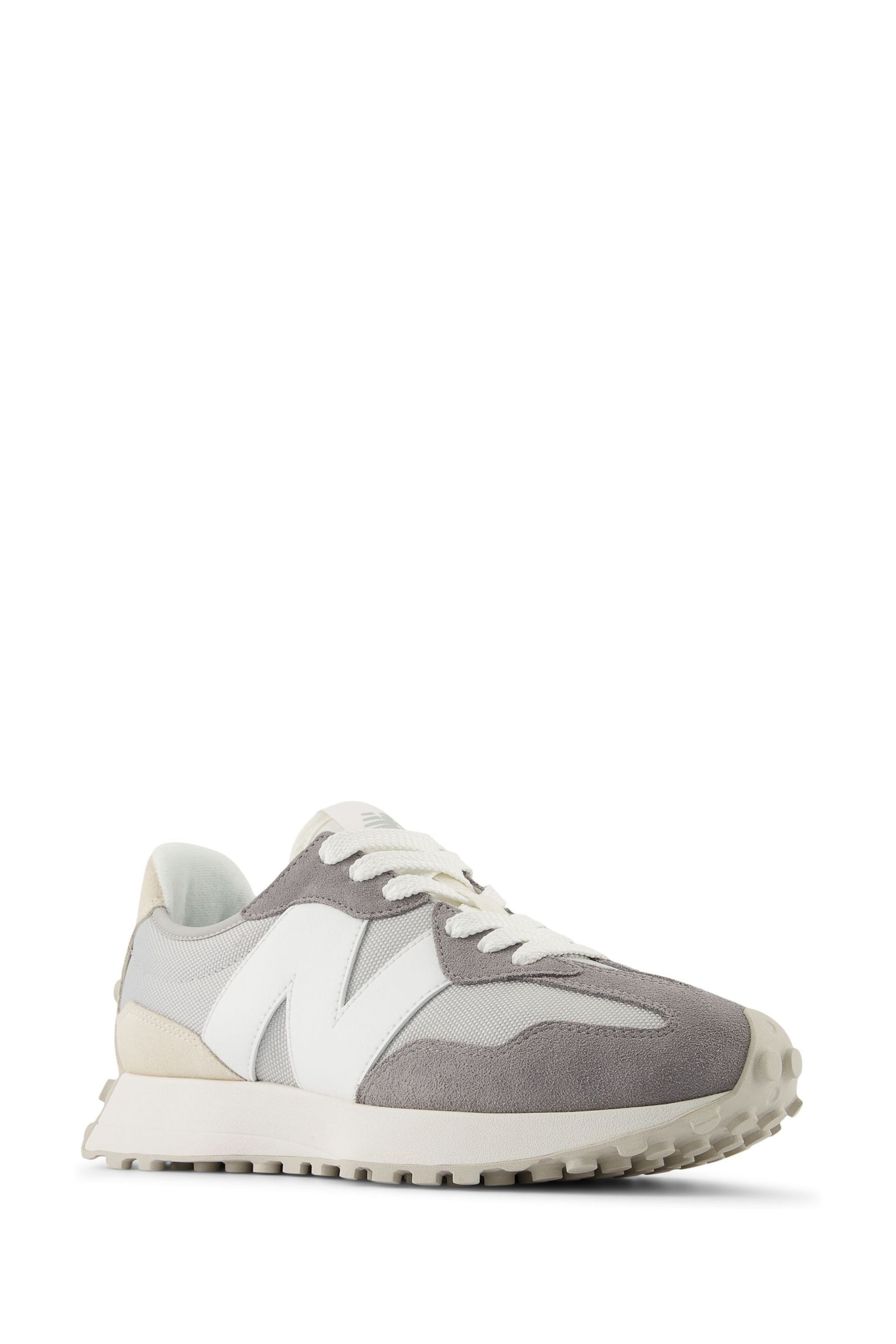 New Balance Grey 327 Trainers - Image 1 of 12