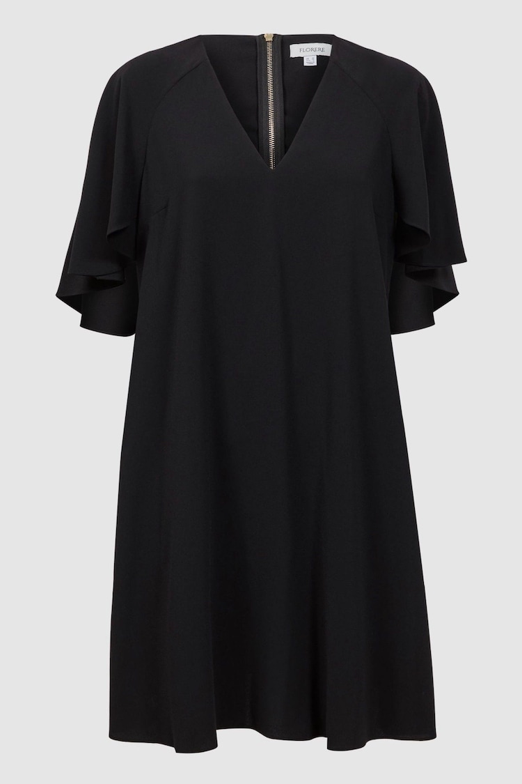 Florere Relaxed Fit Cape Sleeve Mini Dress - Image 2 of 5