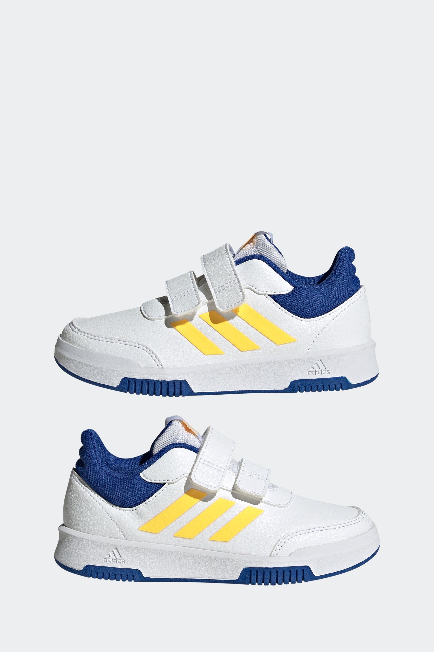 Buy adidas Blue Yellow Hook and Loop Tensaur Hook and Loop Trainers from the Next UK online shop