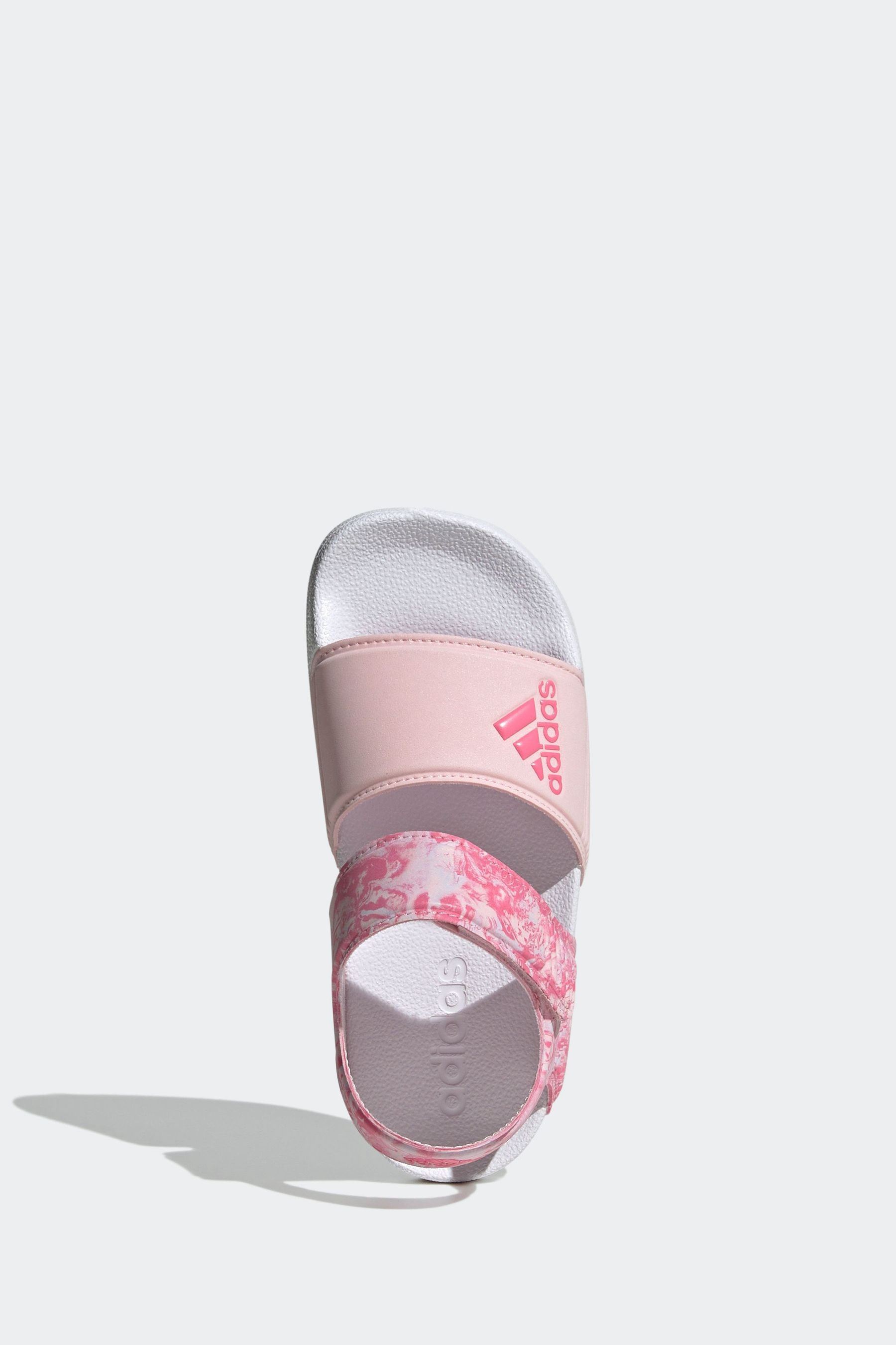 Adidas slippers pink sales