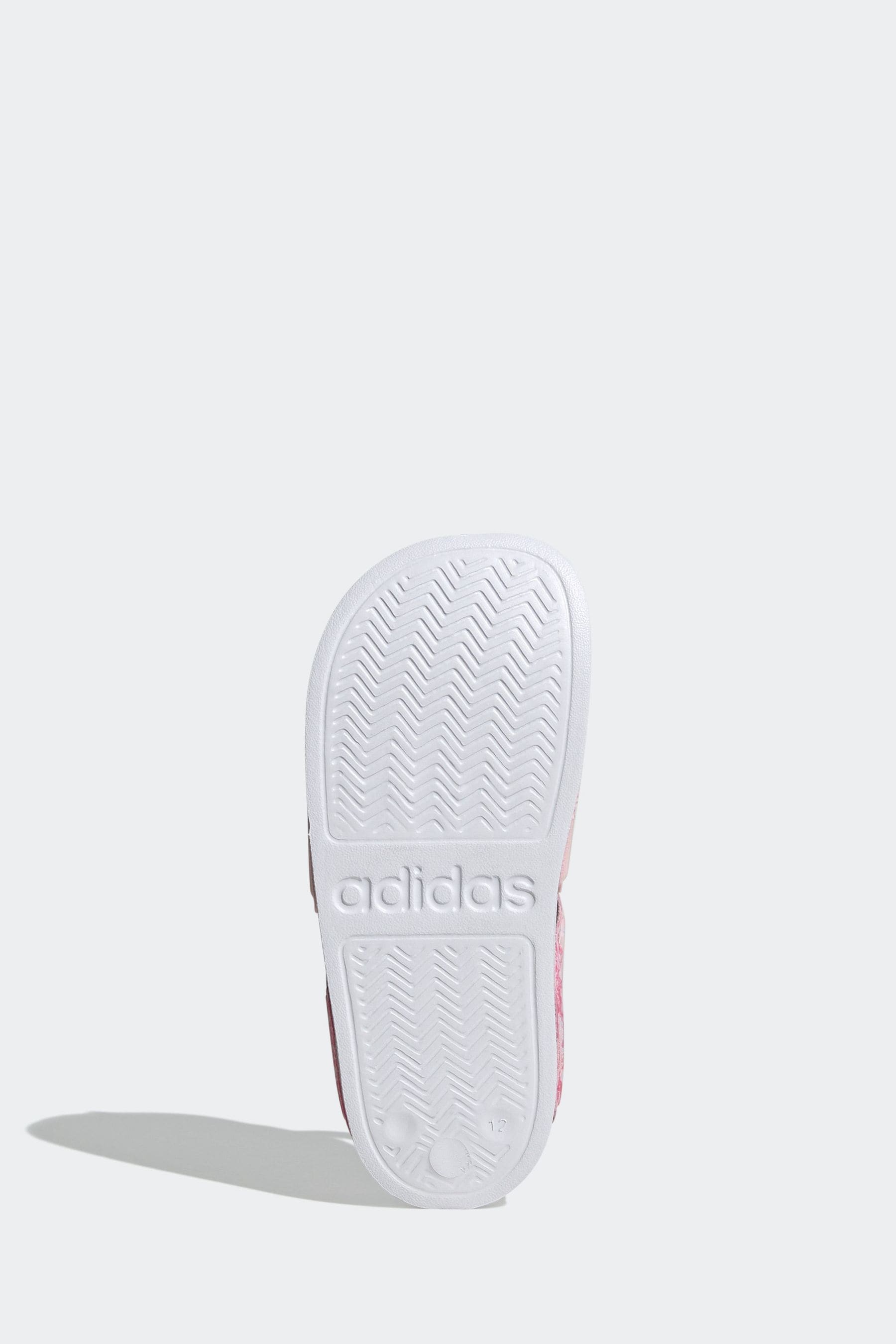Pink and white adidas slides deals
