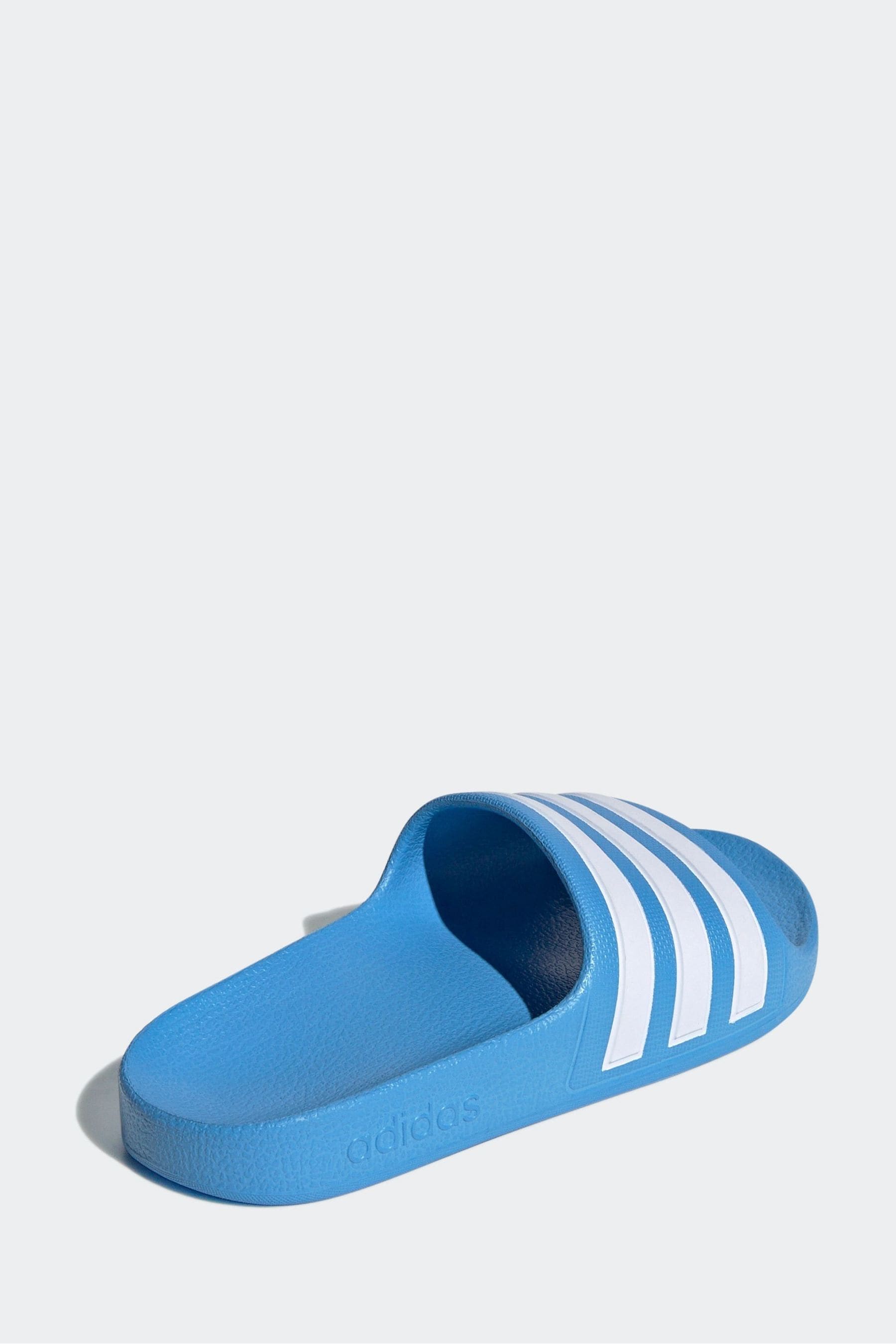 Adidas blue sliders deals