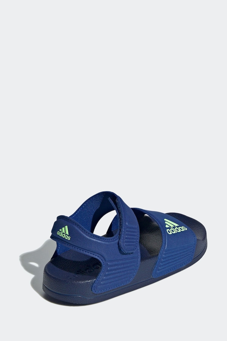 adidas Blue Adilette Kids Sandals - Image 4 of 8