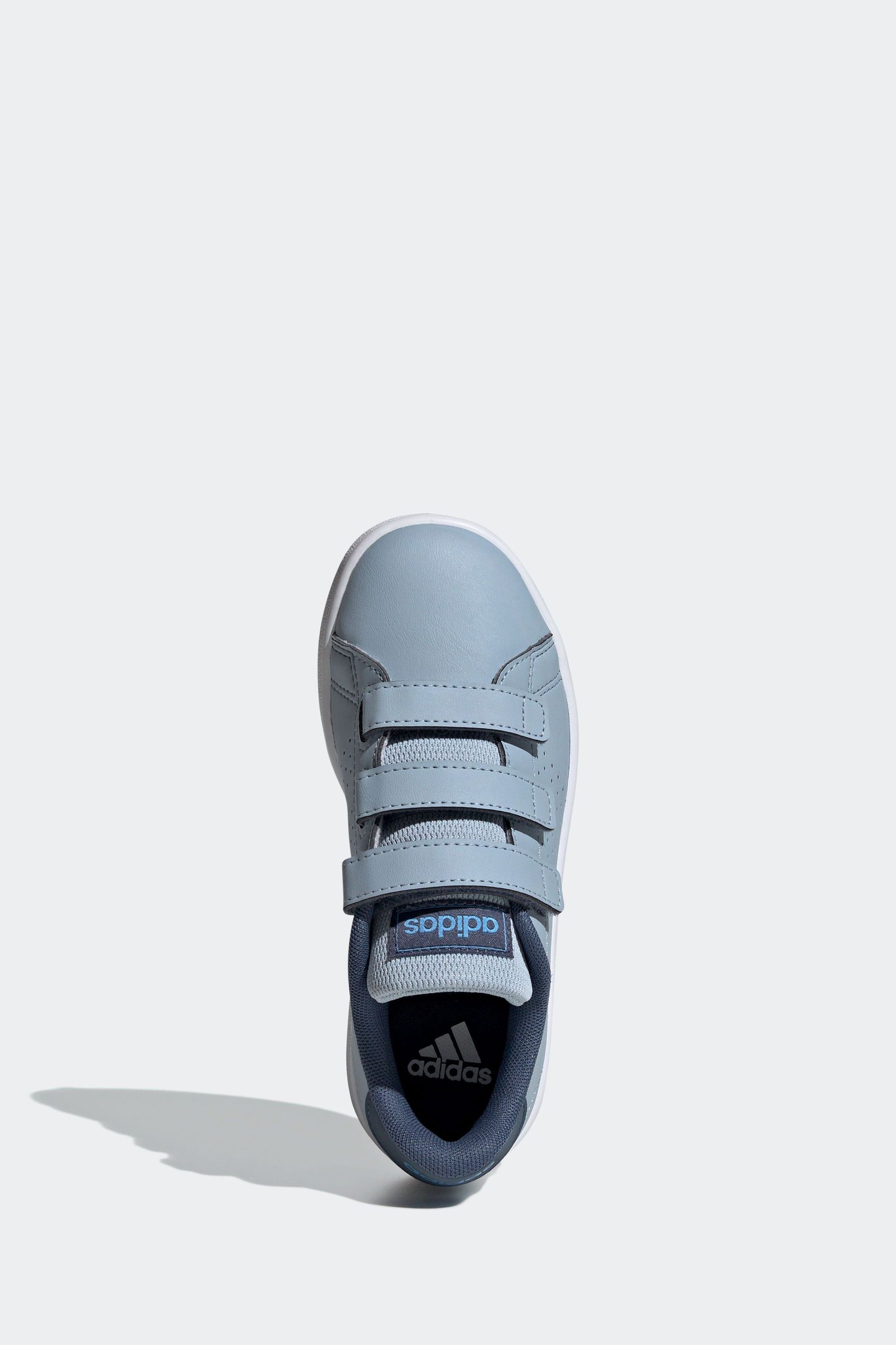 Buy adidas Blue Sportswear Advantage Court Lifestyle Hook And Loop Trainers from Next Luxembourg