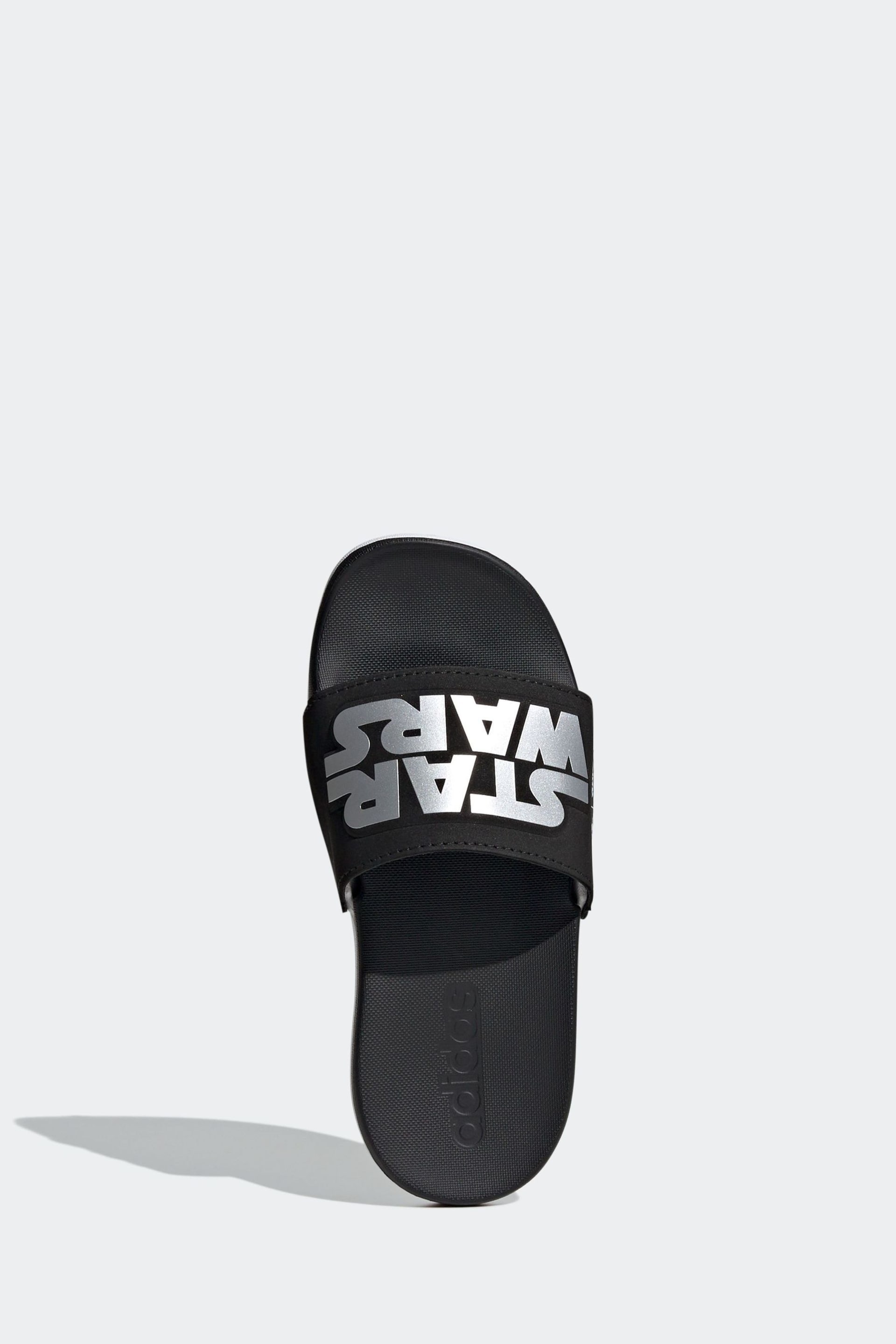 adidas Black Adilette Comfort Star Wars Sandals - Image 6 of 9