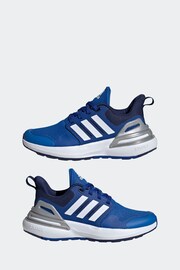 adidas Blue Sportswear Kids Rapidasport Bounce Lace Trainers - Image 4 of 9