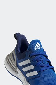 adidas Blue Sportswear Kids Rapidasport Bounce Lace Trainers - Image 8 of 9