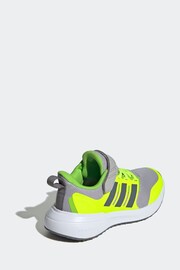 adidas Grey Kids Sportswear Fortarun 2.0 Cloudfoam Elastic Lace Top Strap Trainers - Image 3 of 9