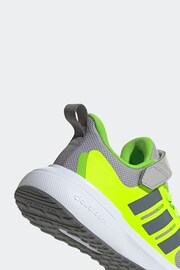 adidas Grey Kids Sportswear Fortarun 2.0 Cloudfoam Elastic Lace Top Strap Trainers - Image 8 of 9