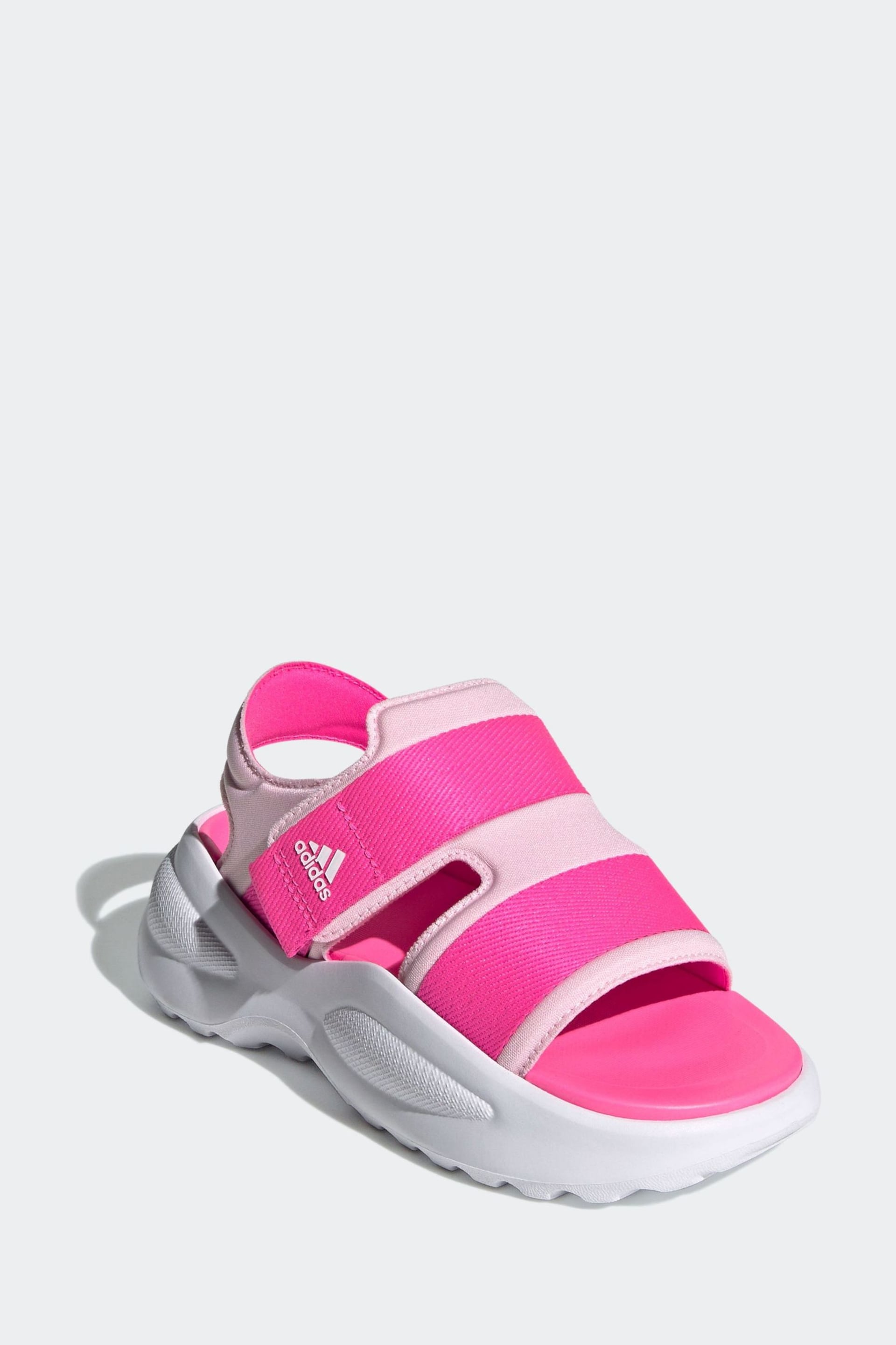 adidas Pink Kids Mehana Sandals - Image 3 of 8