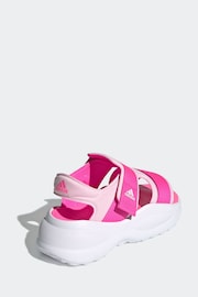 adidas Pink Kids Mehana Sandals - Image 4 of 8