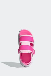 adidas Pink Kids Mehana Sandals - Image 5 of 8