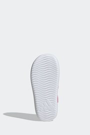 adidas Pink Adilette Junior Sandals - Image 6 of 8