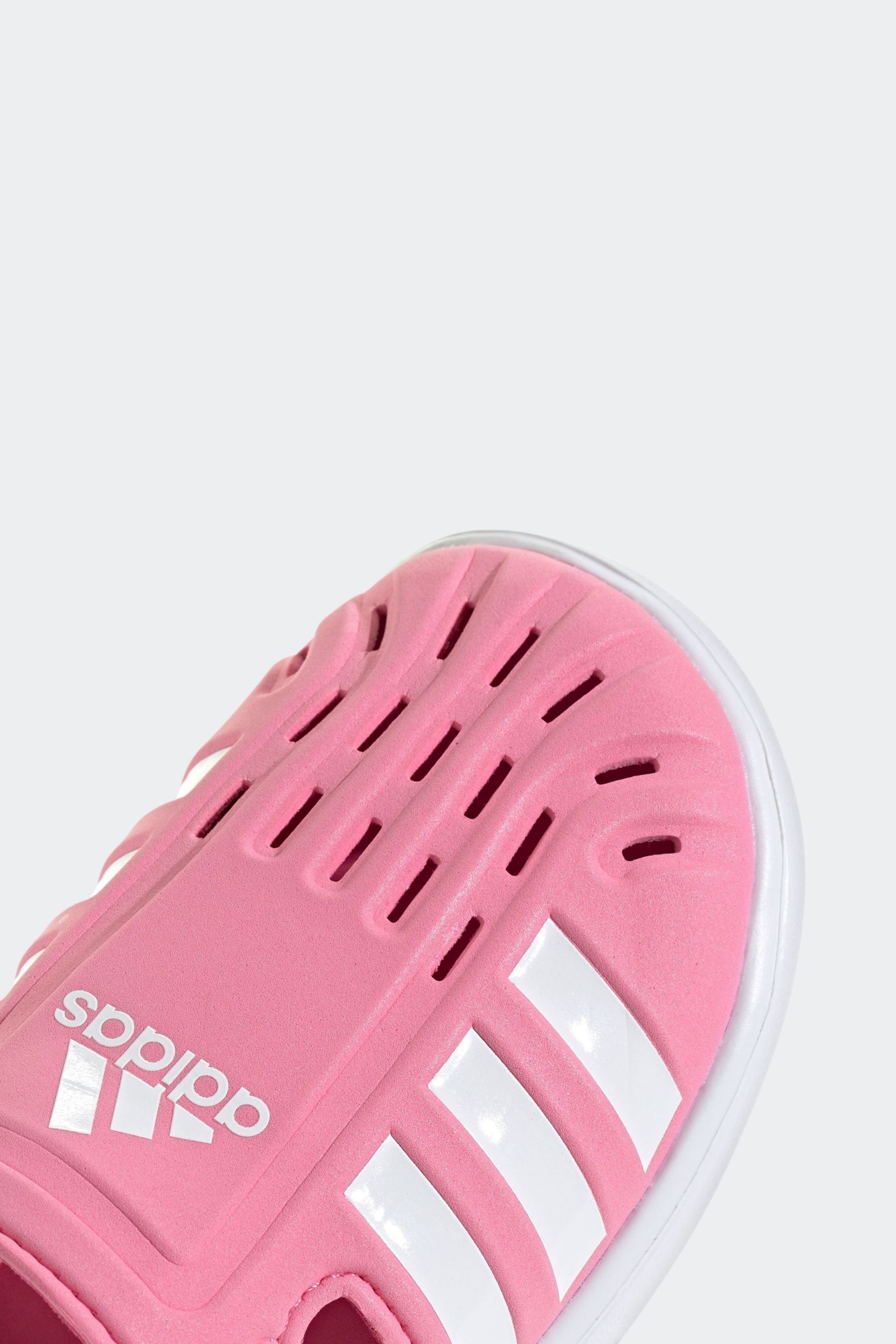 adidas Pink Adilette Junior Sandals - Image 7 of 8