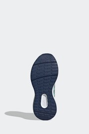 adidas Blue Sportswear Fortarun 2.0 Cloudfoam Lace Trainers - Image 7 of 9