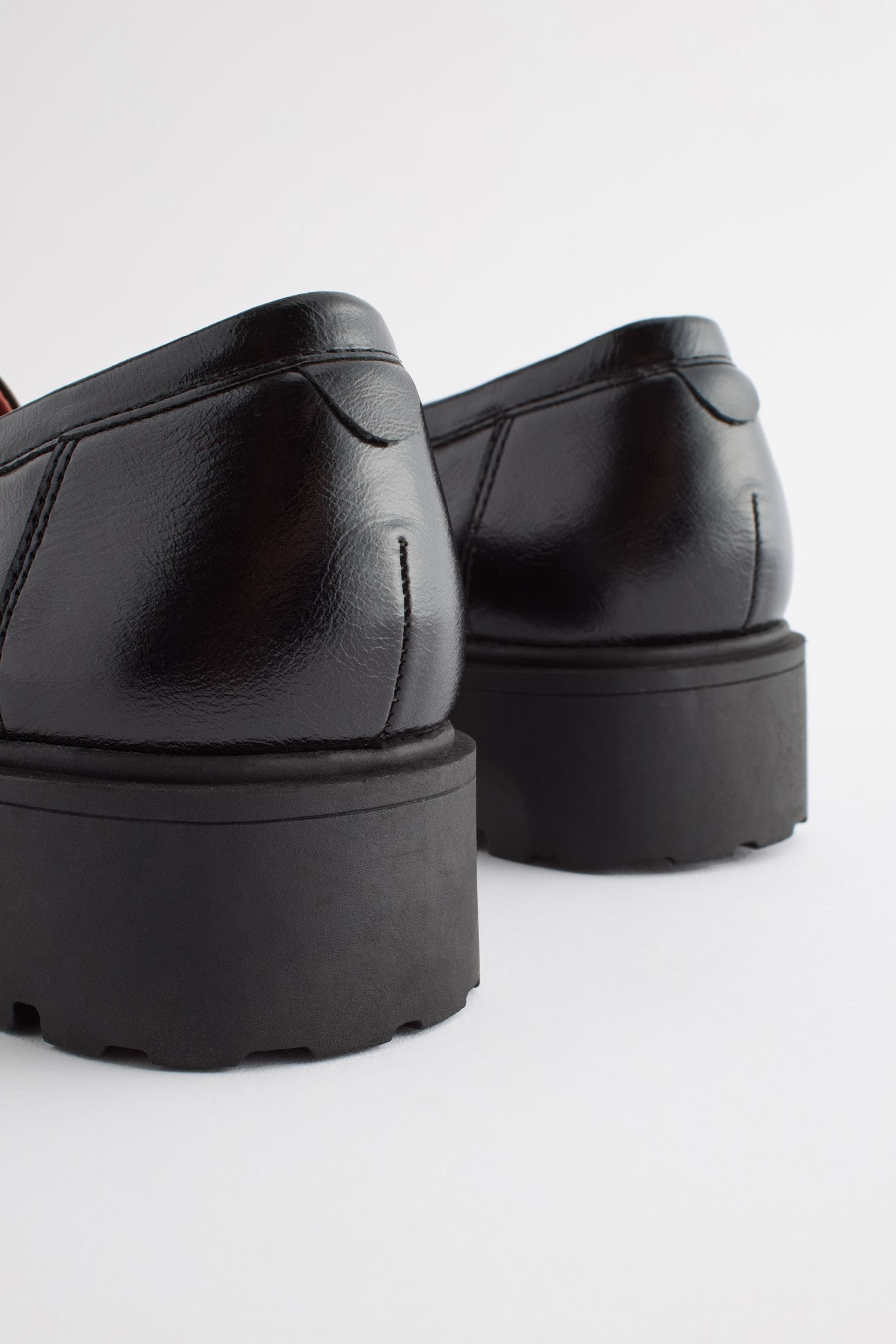 Black Extra Wide Fit Forever Comfort Chunky Loafers