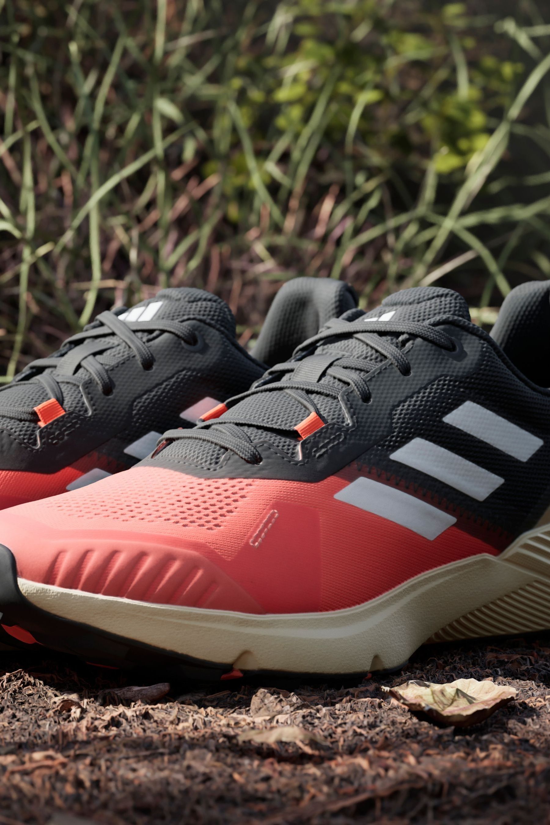 Buy adidas Terrex Orange Black Soulstride Trail Running Shoes from Next Luxembourg