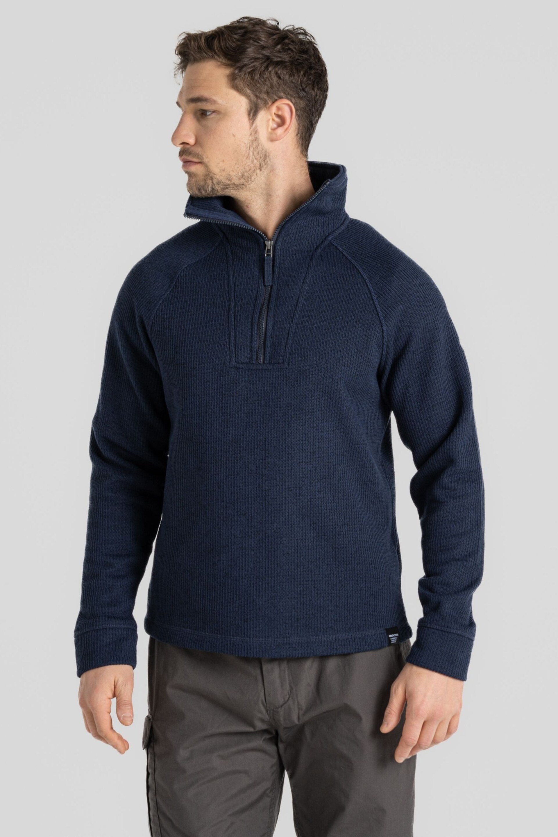 Craghoppers Blue Wole Half Zip Top - Image 2 of 7