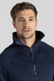 Craghoppers Blue Wole Half Zip Top - Image 4 of 7