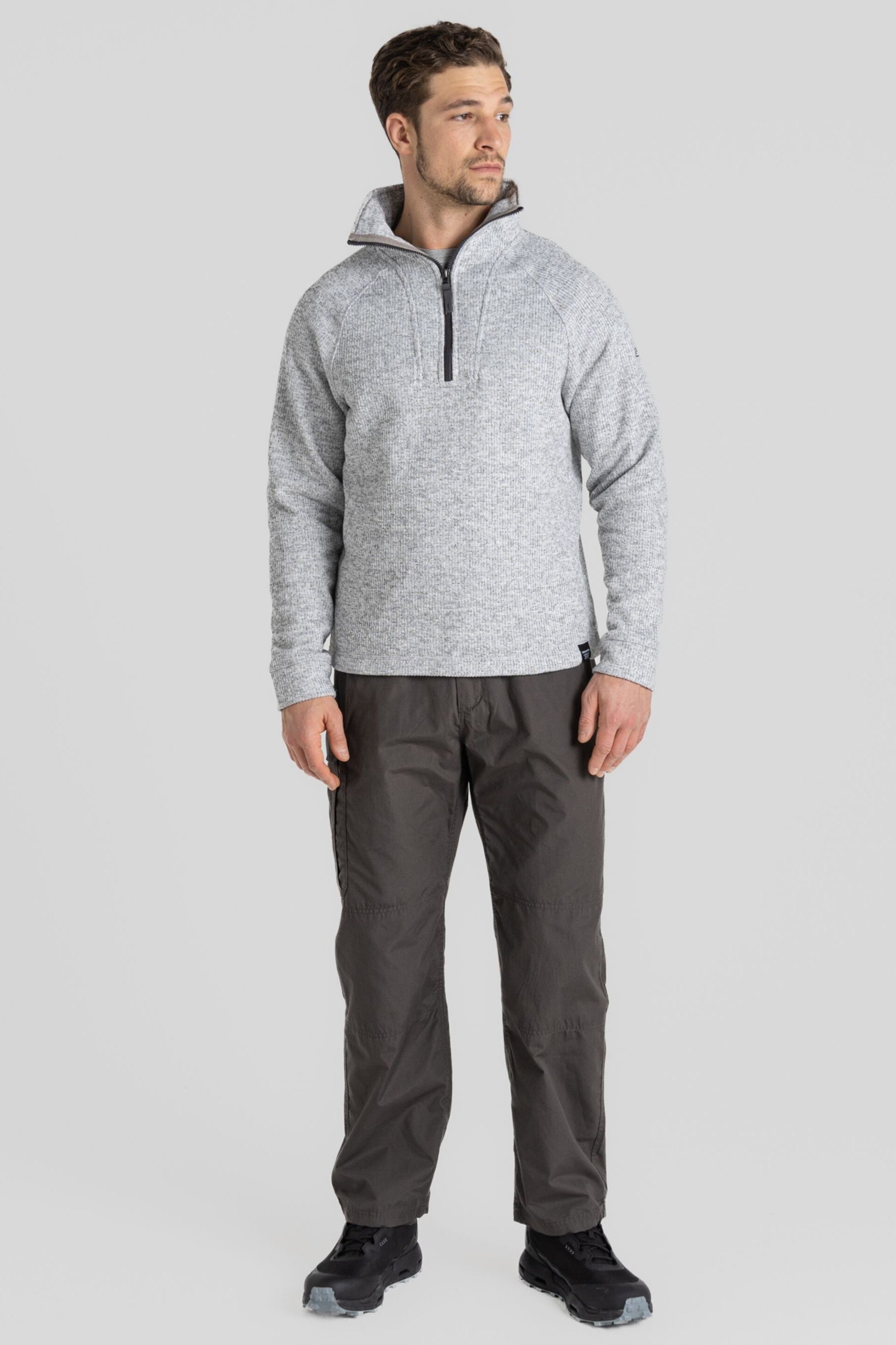 Craghoppers Grey Wole Half Zip Top - Image 1 of 7