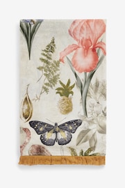 Clarke & Clarke Tropical Green/Natural Florence Tea Towel - Image 2 of 2