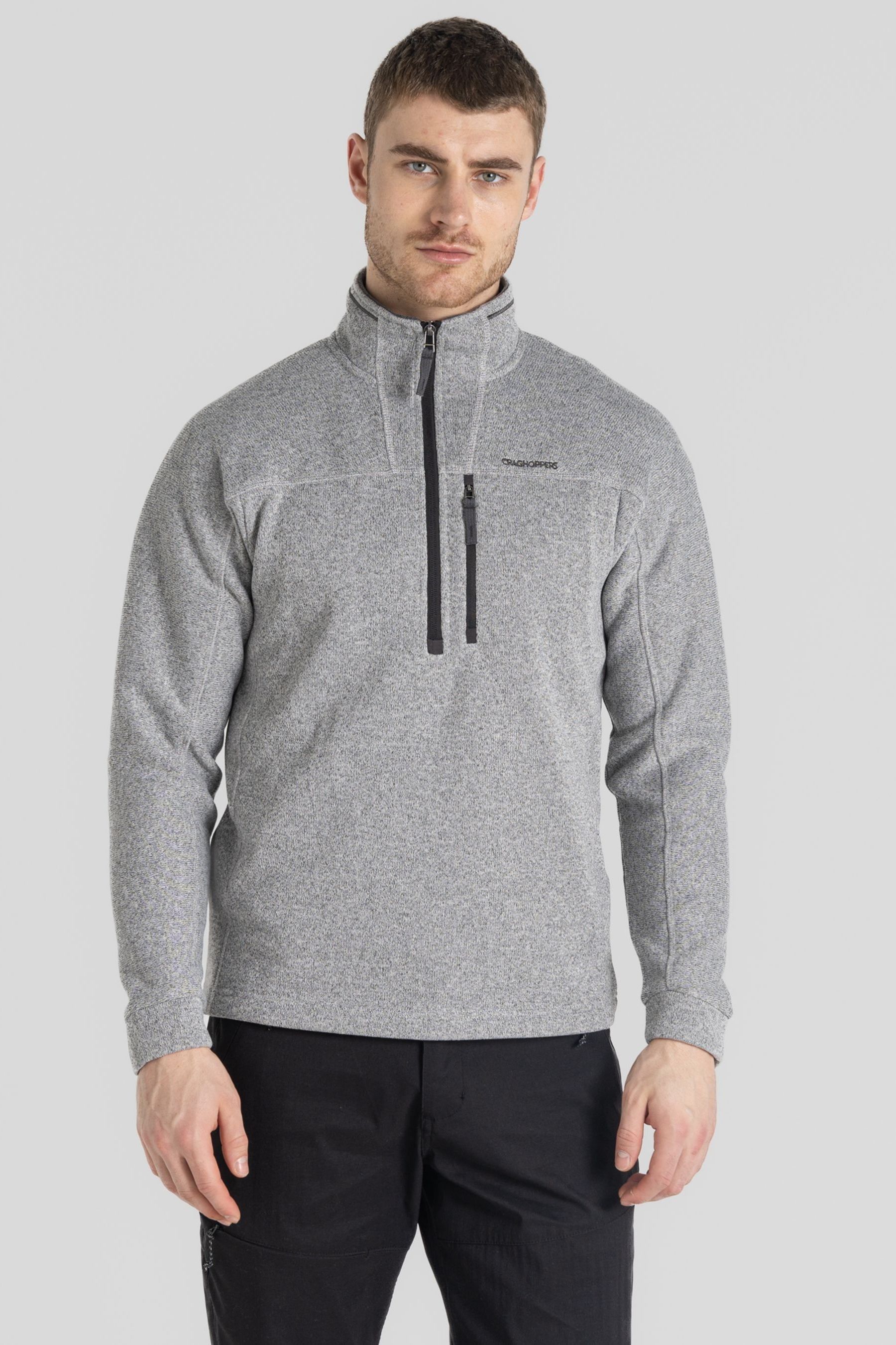 Buy Craghoppers Grey Torney II Quarter Zip Fleece from Next Ireland