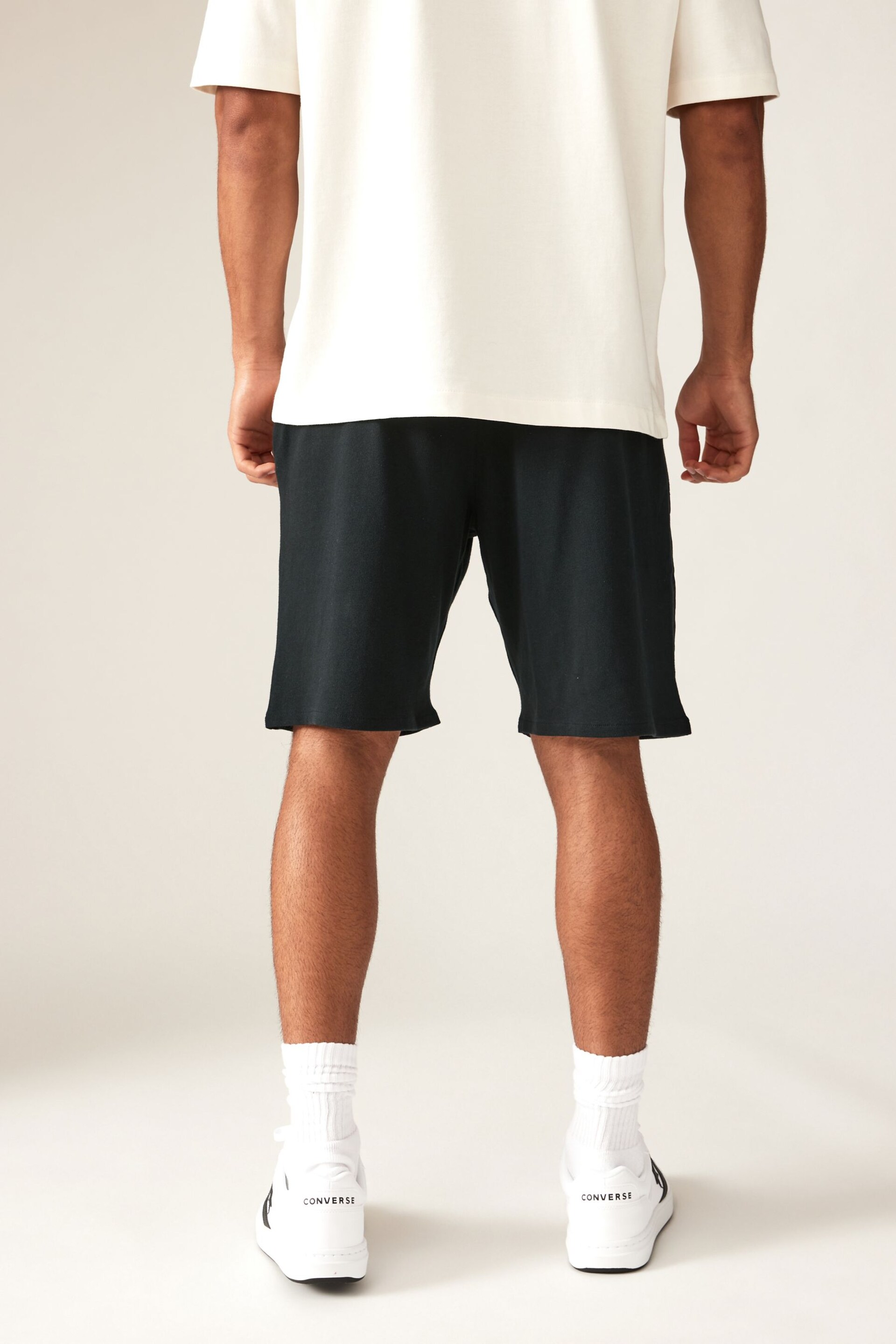 Converse Black Wordmark Utility Shorts - Image 2 of 6